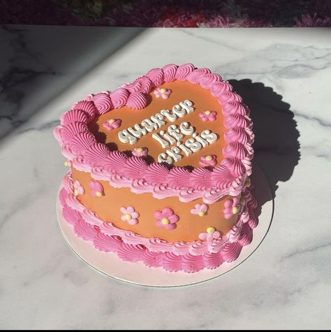 Desserts, Cake, Vintage, Birthday Ideas, Birthdays, 30th, Funny Birthday Cakes, 25th Birthday Ideas For Her, Creative Birthday Cakes