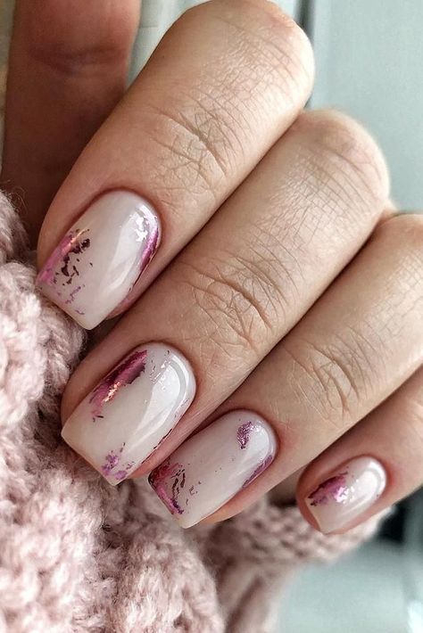 We have collected wedding nails 2019 ideas based on the Instagram trends. In our gallery you will find the most inspiring images to be in trend. #wedding #bride #bridalnails #weddingnails2019 Nail Designs, Nail Art Designs, Shellac, Cute Nails, Pretty Nails, Nailart, Trendy Nails, Nails Inspiration, Nail Colors