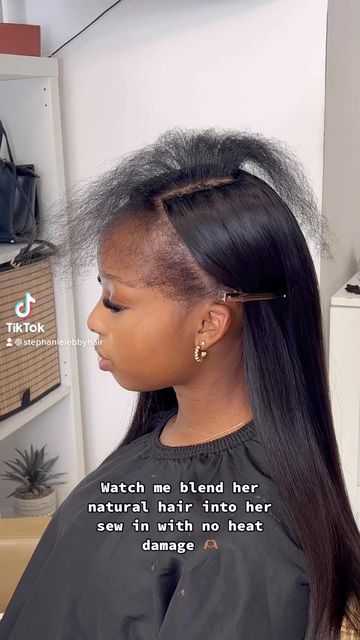 Protective Hairstyles Braids, Clip In Hair Extensions, Sew In Leave Out, Sew In Hair Extensions, Sew In Weave Hairstyles, Sew In Hairstyles, Sew In Straight Hair, Sew In Wig, Natural Sew In
