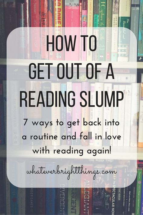 Stuck in a reading slump? Click through to find seven easy ways to get back into a routine and fall in love with reading again! Reading Lists, Reading, Reading Slump, Reading Tips, Reading Habits, Reading Challenge, Reading Motivation, Read More, How To Read More