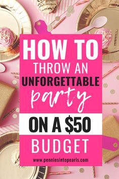 Budget Birthday Party, Cheap Party Ideas, Cheap Birthday Party, Budget Party, Cheap Birthday Ideas, Party Planning Checklist, Cheap Party, Surprise Parties, Party Ideas For Adults