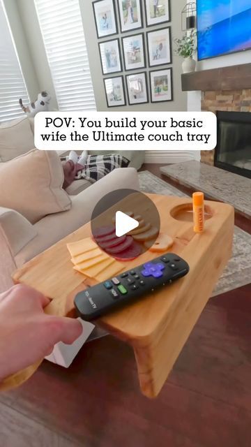 Snacks, Design, Instagram, Diy, Sofas, Ideas, Home Décor, Couch Tray, Diy Couch