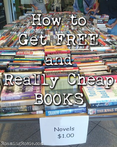 How to Get FREE and Really Cheap Books and eBooks Saving Money, Reading, Buy Cheap Books, Buy Used Books, Secondhand Books, Cheap Books, Free Stuff By Mail, Income, Used Books