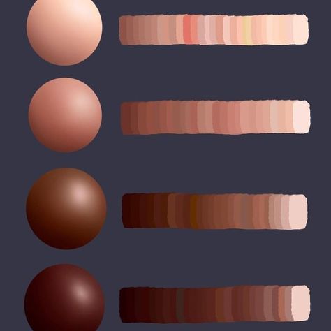 Skin tone color palette to help you paint realistic skin tones. Instagram, Design, Skin Palette, Skin Pallete Digital Art, Skin Color Palette, Skin Shades, Color Palette, Ibis, Colour