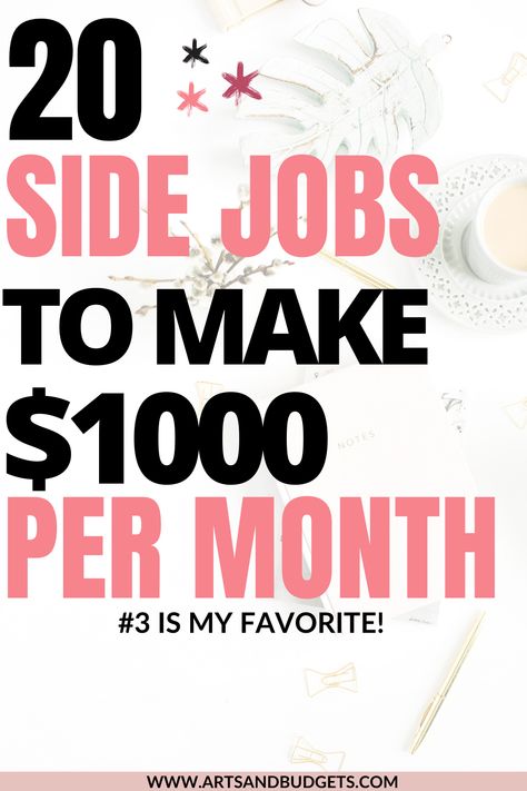 Ideas, Extra Money Online, Make Money From Home, Side Hustle, Earn Money From Home, Online Jobs, Earn Extra Money, Way To Make Money, Make Money Online
