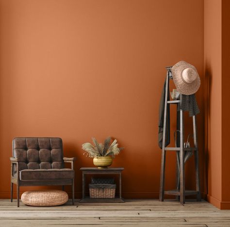 Design, Home Décor, Ideas, Rum, Paint Colours, Decoration, Orange Paint Colors, Burnt Orange Paint, Valspar Paint Colors