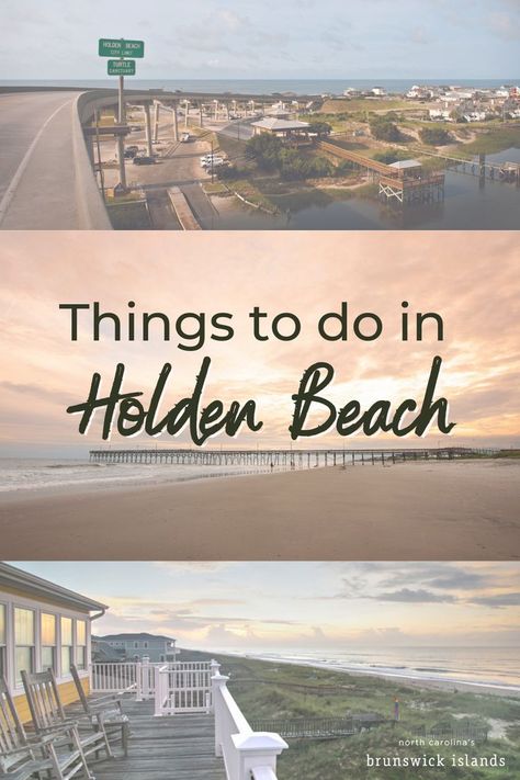 Planning a beach vacation or visiting Holden Beach, North Carolina? Here are things to do, places to stay, and where to eat in Holden Beach. Holden Beach North Carolina, Holden Beach Nc, North Carolina Travel, Nc Beaches, Carolina Beach, Vacation Spots, Best Family Beaches, Holden Beach, Places To Visit