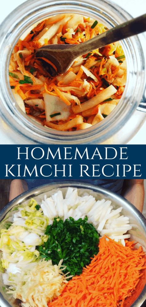 Nutrition, Healthy Recipes, Paleo, Fermented Kimchi, Kimchi Recipe, Korean Food Kimchi, Korean Kimchi, Fermented Vegetables Recipes, Fermented Foods