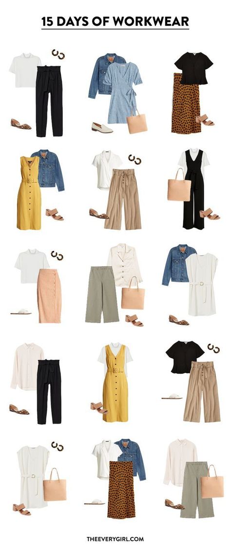 This Capsule Will Help You Transition Your Work Wardrobe From One Season to the Next for those awkward in between seasons Outfits, Office Outfits, Work Wardrobe, Capsule Wardrobe, Casual, Workwear Capsule Wardrobe, Workwear Capsule, Office Outfits Women, Work Casual