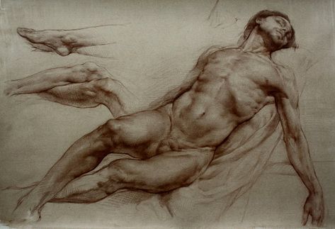 Colleen Barry (1981) | AMERICAN GALLERY - 21st Century Drawing People, Figure Drawing, Art, Guy Drawing, Anatomy Reference, Anatomy Sketches, Figure Sketching, Male Figure, Model Drawing