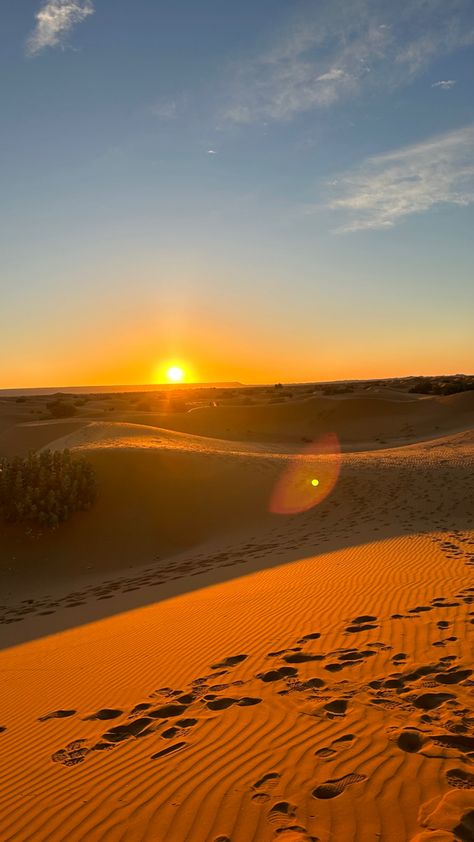 Sunrise desert morocco travel sand Sunrise Photography, Instagram, Safari, Dubai, Nature, Desert Sunset, Desert Sunrise, Desert Aesthetic, Morocco Aesthetic