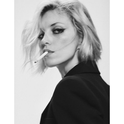 CHRIS COLLS on Instagram: “@anja_rubik  SAINT LAURENT SELECTS  @vmagazine @ysl by @anthonyvaccarello  Styled by @paulsinclaire hair by @ward_hair makeup by…”