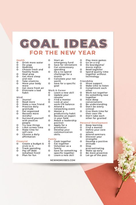Here are New Years resolution ideas for 2021. Use this list to help you set your goals for the year. Motivation, Organisation, New Years Resolution List, New Year Planning, New Year's Resolutions, New Year Goals, Year Resolutions, Yearly Goals, New Year New You