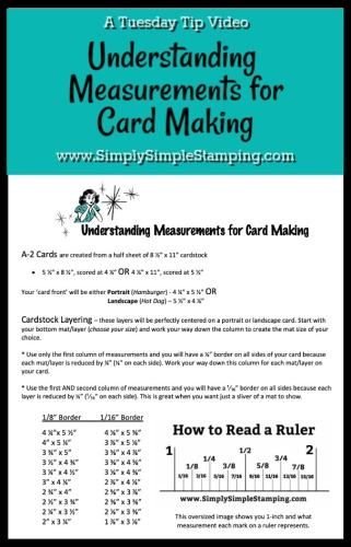 Stampin' Up! Cards, Cardmaking, Card Making Techniques, Card Making Tips, Card Making, Card Making Tools, Fancy Fold Cards, Ruler, Card Sizes