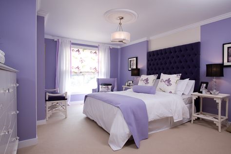 Colin & Justin - Viewing Interiors Bedroom Ideas, Bedroom Décor, Bedroom Designs, Bedroom Purple, Bedroom Colors, Bedroom Wall Colors, Bedroom Decor, Room Colors, Purple Bedroom Design