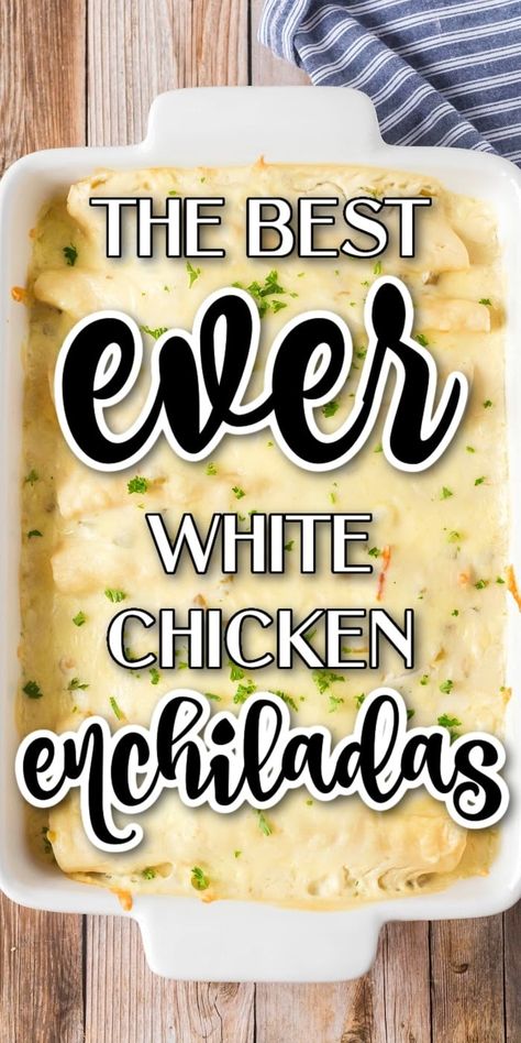 Enchiladas, Guacamole, Spaghetti, Easy Chicken Enchilada Recipe, Chicken Enchiladas Easy, Creamy Chicken Enchiladas, Chicken Dinner Recipes, Chicken Enchilada Recipe, Chicken Dishes Recipes
