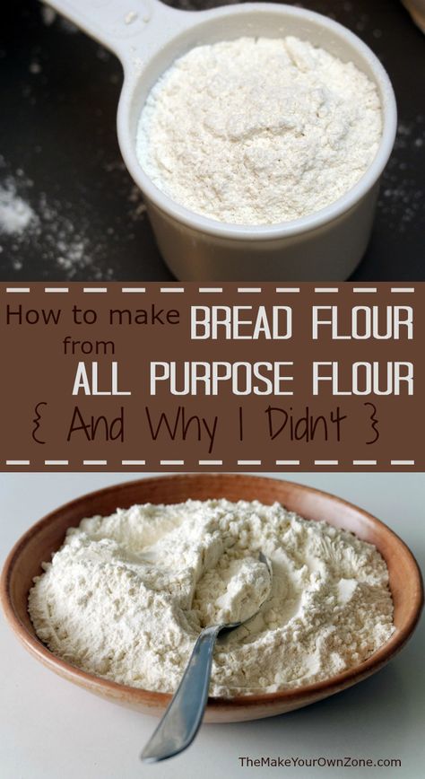 How To Make Bread Flour from All Purpose Flour {and why I didn't} Pizzas, Cake, Muffin, Desserts, Biscuits, Bread Flour Substitute, All Purpose Flour Bread Recipe, Bread Flour Recipe, Bread Flour