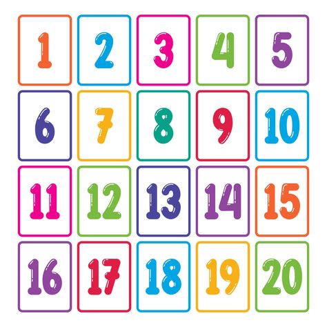 Montessori, Pre K, Number Cards Printable, Printable Numbers, Free Printable Numbers, Number Flashcards, Number Cards, Numbers For Kids, Numbers For Preschool