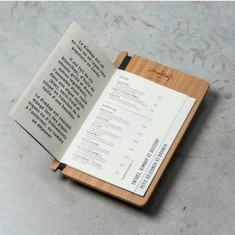 menu typography + wood board Menu Design, Menu Cards, Menu Book, Menu Card Design, Menu Cover, Menu Boards, Menu Design Inspiration, Menu Layout, Wood Menu Design