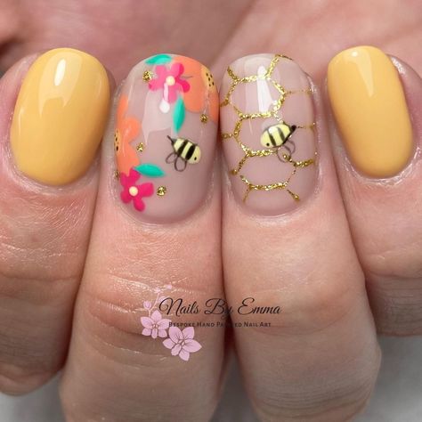 Pedicures, Nail Designs, Nail Ideas, Manicures, Gel Nail Designs, May Nails, Spring Nail Art, Nails Inspiration, Cute Gel Nails