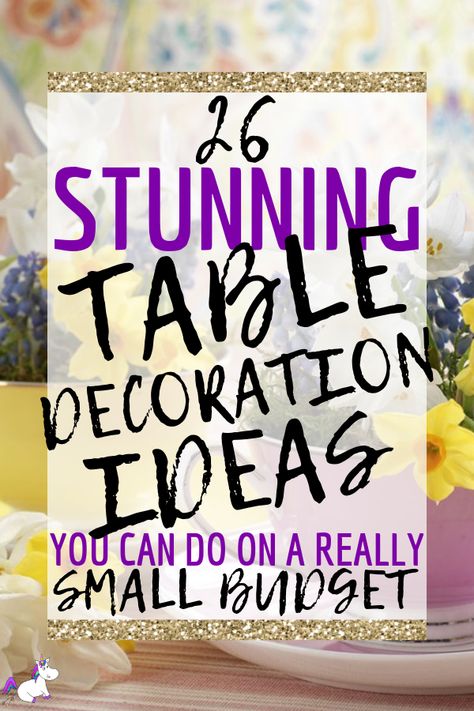 26 Great Table Decoration Ideas! - The Mummy Front Diy, Design, Decoration, Ideas, Inspiration, Lights, Birthday Bash, Birthday Table, Birthday Table Decorations