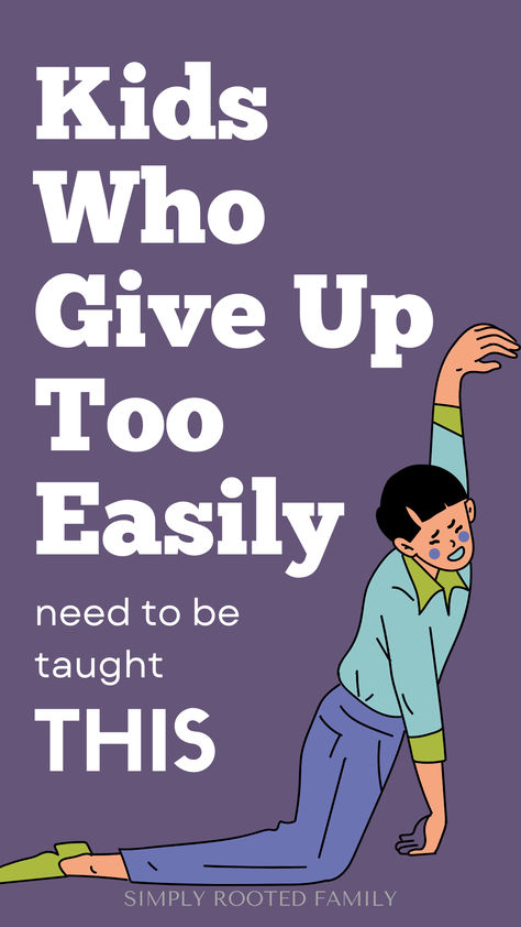 kids who give up too easily, kids afraid to fail, scared kid, nervous kids, confident kid, parenting advice, parenting tips, resilient kids, kids with grit Ideas, Adhd, Parents, Parenting Hacks, Parenting Help, Parenting Tools, Parenting Knowledge, Kids Parenting, Kids And Parenting