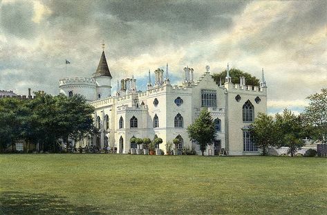 Architecture, Mansions, Winchester, Strawberry Hill House, Winchester Hampshire, Strawberry Hill, Castle, House, Century