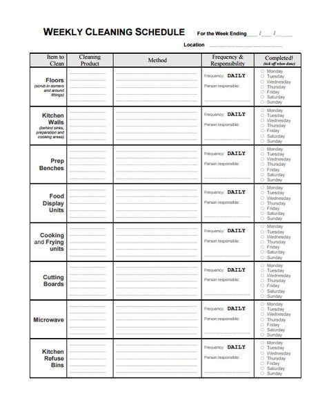 Cleaning Schedule Template - 30+ Free Word, Excel, PDF Documents Download! | Free & Premium Templates Design, Tequila, Layout Design, Cleaning Schedule Templates, Weekly House Cleaning, Weekly Cleaning Schedule, Clean House Schedule, Kitchen Cleaning Schedule, Weekly Cleaning