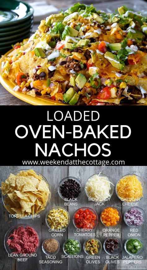 Sour Cream, Nacho Bar, Healthy Recipes, Bruschetta, Dips, Guacamole, Chili Cheese Nachos, Chili Nachos Recipe, Chicken Nachos Recipe