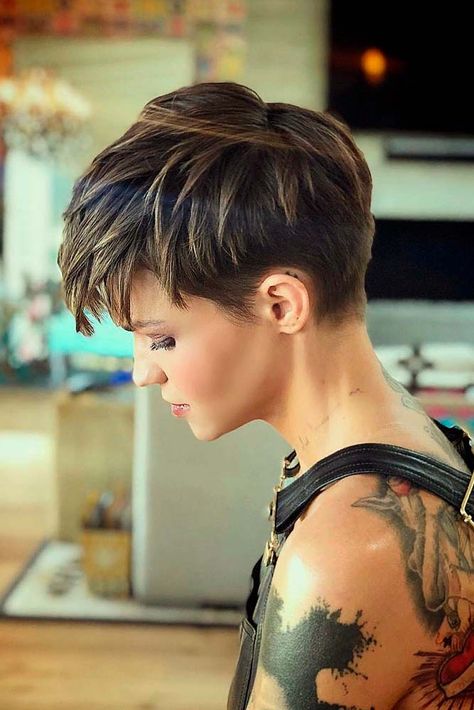 The Hottest Variations Of A Long Pixie Cut To Look Flawless 24/7 Long Hair Styles, Long Pixie, Thick Hair Cuts, Long Pixie Cuts, Thick Hair Styles, Short Hair Cuts For Women, Short Pixie Haircuts, Great Haircuts, Short Pixie Cut