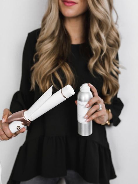 How To Curl Your Hair, Loose Curls Tutorial, Big Loose Curls, Loose Curls Hairstyles, Thick Hair Styles, Big Curls For Long Hair, Straight Hairstyles, Curls For Long Hair, Hair Curling Iron