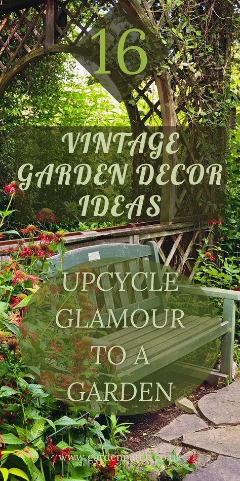Vintage Shabby Chic, Porches, Yard Art, Shabby Chic Style, Spring Porch Decor, Garden Accessories Decor, Diy Garden Decor, Garden Decor Projects, Diy Outdoor Decor