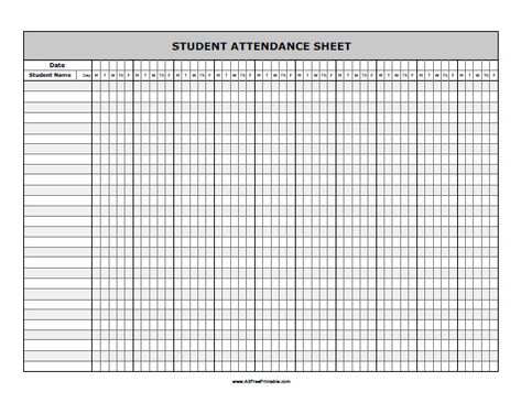Free Printable Student Attendance Sheet Art, Rugby, Student Attendance Sheet, Attendance List, Attendance Sheet Template, Attendance Sheets, Attendance Sheet, Student Attendance, Attendance Incentives