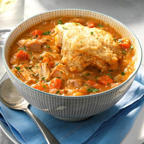 Here's a homey dish that people just can't wait to dive into! Yes, you can have chicken and dumplings from the slow cooker. The homemade classic takes a bit of work but is certainly worth it. —Daniel Anderson, Kenosha, Wisconsin Slow Cooker, Slow Cooker Chicken, Crockpot Recipes, Crock Pot Cooking, Crock Pot Slow Cooker, Slow Cooker Chicken Dumplings, Cooker Recipes, Slow Cooker Recipes, Chicken And Dumplings
