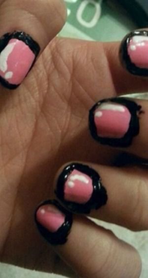 image Pink, Nail Art Designs, Pink Polish, Fail Nails, Black Manicure, Prom Nails, Bad Nails, Nail Polish Colors, Color Street