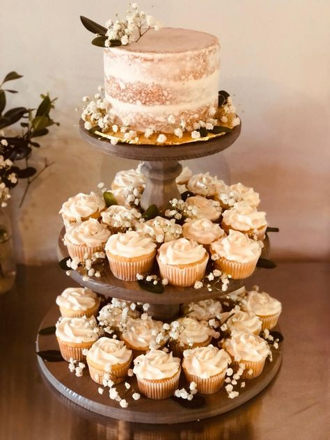 Wedding Cupcakes, Engagements, Cake, Diy Wedding Cake, Cupcakes, Wedding Cake Stands, Wedding Cupcake Table, Wedding Cake Display Table, 1 Tier Wedding Cakes