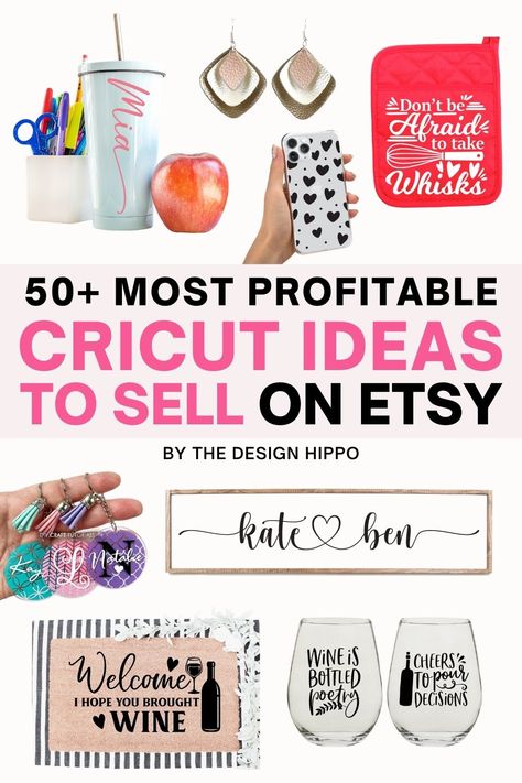 cricut ideas to sell Sell On Etsy, Things To Sell, Cricut Explore Projects, Etsy Business, Diy Projects That Sell Well, What To Sell, Cricut Explore, Craft Business, Cricut Tutorials