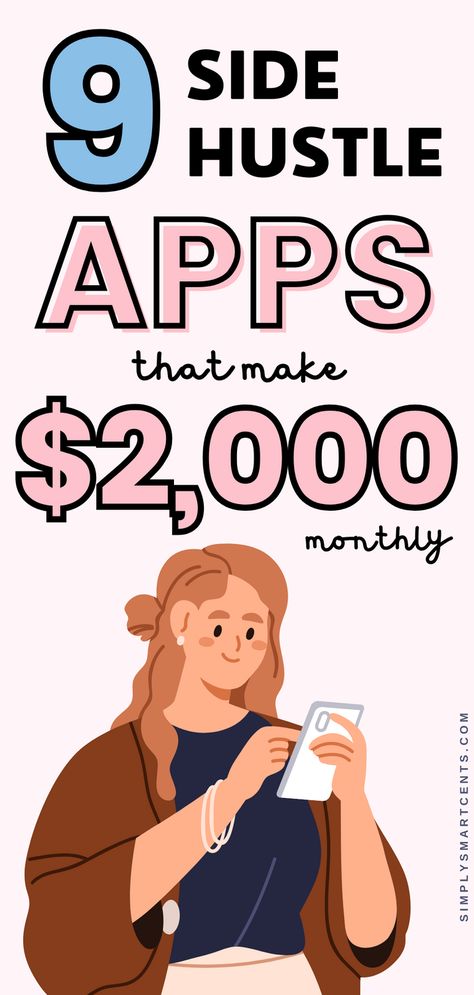 What are the easiest ways to make money fast? By utilizing the best and highest paying must have apps you can find. I've put together a list of 9 must have apps that you NEED on your phone to make money and save money. You won't regret using these! They're so easy to use and you'll be able to make money in your spare time. That's exactly what I do to earn money and gift cards to spend however I want! Check them out. Money, Hustle, App, Best Apps, Money Online, How To Make Money, Way To Make Money, Money Apps, Side Hustle