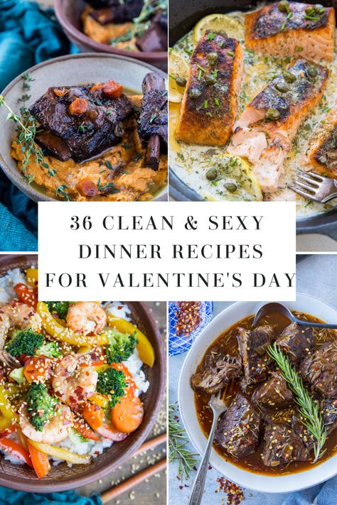 Clean Dinners, Desserts, Clean Dinner Recipes, Date Night Recipes To Make Together, Date Night Meals, Date Night Dinners, Date Night Recipes, Dinner For Two, Dinner Date Recipes