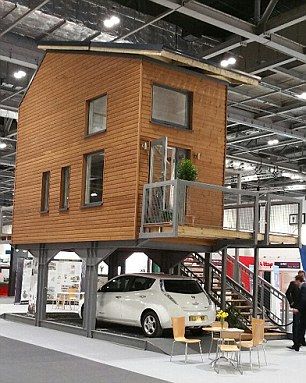 Ministers plan 100,000 pre-made homes to help solve housing crisis House Design, Architecture, Tiny House Design, House Plans, Micro House, Tiny House Cabin, Microhouse, Tiny House, House