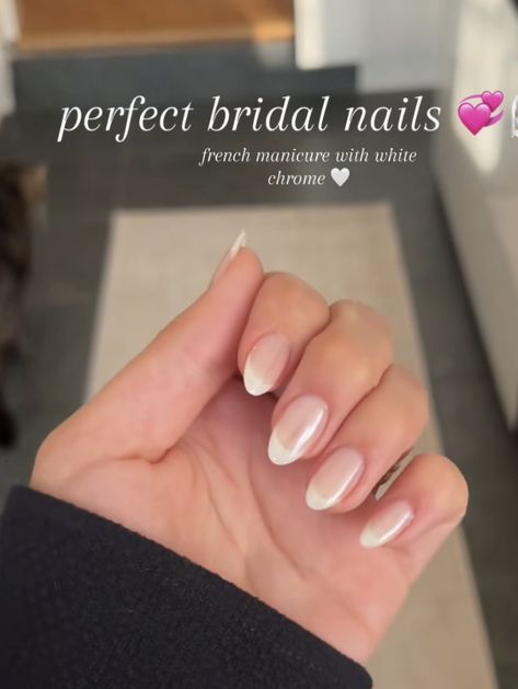 Bridal Nails, Classic Nails, Casual Nails, Uñas, Nails Inspiration, Engagement Nails, Bride Nails, Nails For Brides, Bridal Nails Designs