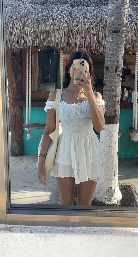 Spring summer fashion beach outfit mexico cancun spring break vacation Puerto Rico, Outfits, Beach Outfits, Beach Outfits Women Vacation, Spring Break Outfits Beach, Summer Beach Outfit, Summer Beach Outfits, Beach Holiday Outfits, Beach Fits
