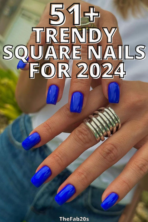 BlueSquare nail ideas