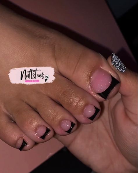 Pedicures, Pedicure, Uñas, Pedicure Ideas, French Tip Toes, French Toe Nails, French Tip Acrylic Nails, Unique Acrylic Nails, Best Acrylic Nails