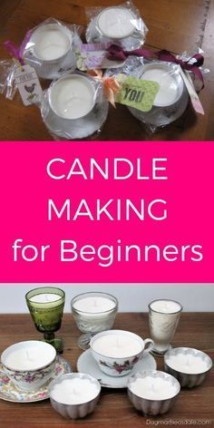 Diy, Crafts, Home-made Candles, Upcycled Crafts, Candle Making For Beginners, Candle Making Instructions, Diy Candles Easy, Diy Candles Scented, Making Candles Diy
