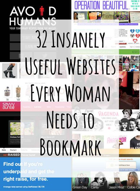 32 Amazingly Useful Websites Every Woman Needs To Bookmark Motivation, Life Hacks, Useful Life Hacks, Apps, Organisation, Helpful Hints, Things To Know, Life Hacks Websites, Hacking Websites