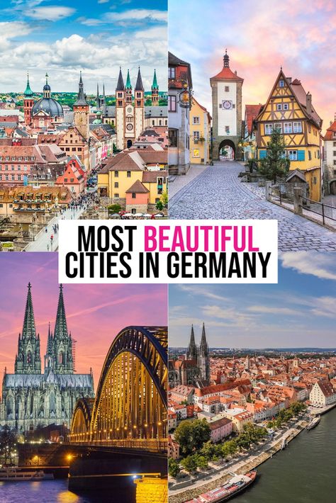 The Most Beautiful Cities In Germany To Visit! | Germany travel | Germany photography | Germany travel destinations | German cities beautiful | small towns in Germany | Trips, Wanderlust, Germany Travel, Germany Travel Destinations, Germany Travel Guide, Cities In Germany, Europe Travel Tips, Europe Travel, Europe Travel Guide