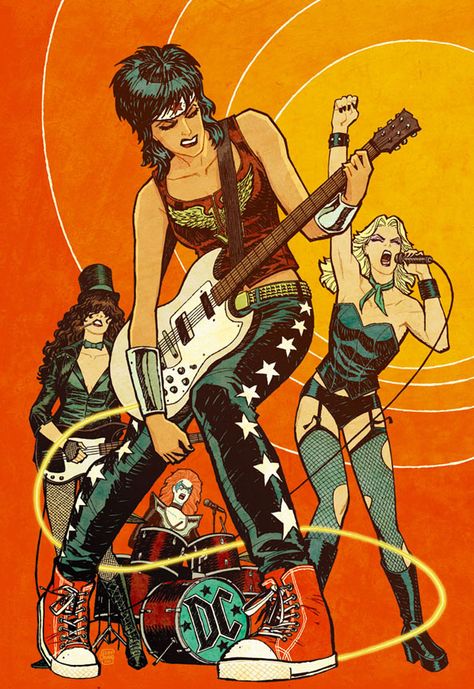 Wonder Woman, Punk Rocker - Imgur Rock Bands, Lita Ford, Pop Culture, Joan Jett, Muziek, Samba, Flyer, Rocker Girl, Heavy Metal