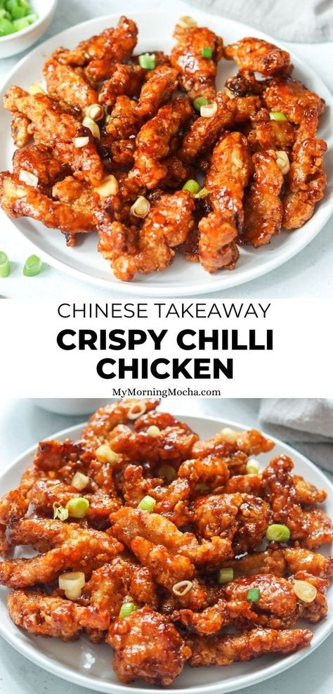 Healthy Recipes, Paleo, Slow Cooker, Foodies, Chinese Chilli Chicken Recipe, Spicy Chinese Chicken, Chinese Food Recipes Chicken, Chinese Crispy Chicken, Easy Chinese Chicken Recipes