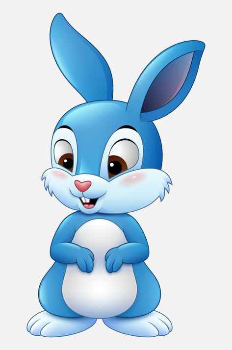Download the Cute rabbit cartoon isolated on white background 11882845 royalty-free Vector from Vecteezy for your project and explore over a million other vectors, icons and clipart graphics!